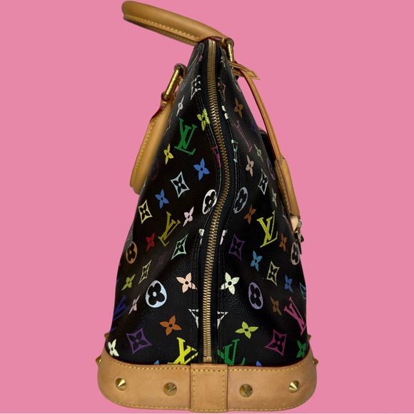 Louis Vuitton Black Multicolor Alma GM - Picture 6 of 16